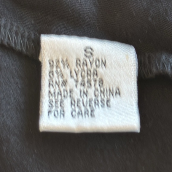 Cache black boatneck top with beading and cutouts, size S - Picture 7 of 9